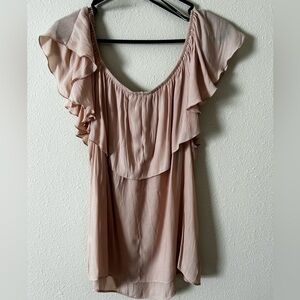 Rue21 Soft Pink Ruffled Blouse